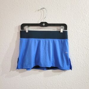 NIKE Dri Fit Running Skirt Blue Small